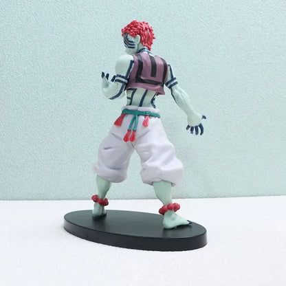 Kolekcionarska figura Akaza Demon Slayer zadnji prikaz na postolju
