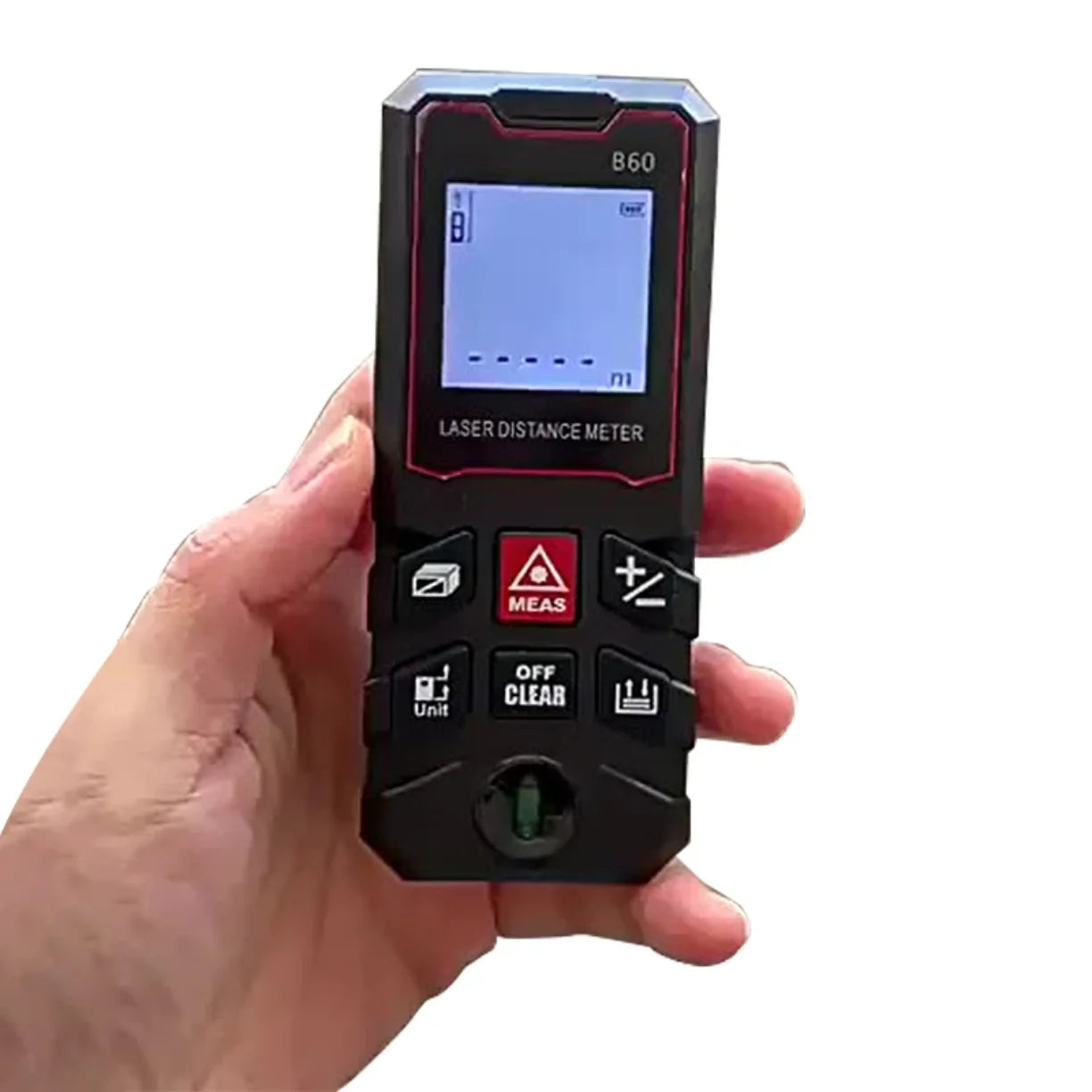 Kompaktan laserski daljinomer B60 u ruci korisnika