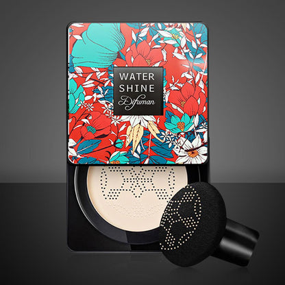 Kompaktni puder za lice sa sundjerastim aplikatorom i dekorativnim pakovanjem