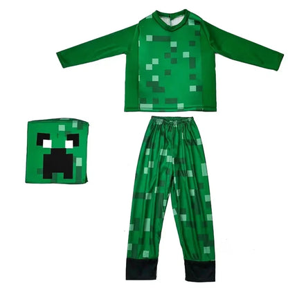 Komplet kostim Creeper sa majicom, pantalonama i maskom