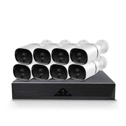 komplet sigurnosnih kamera sa poe napajanjem i centralnim snimacem