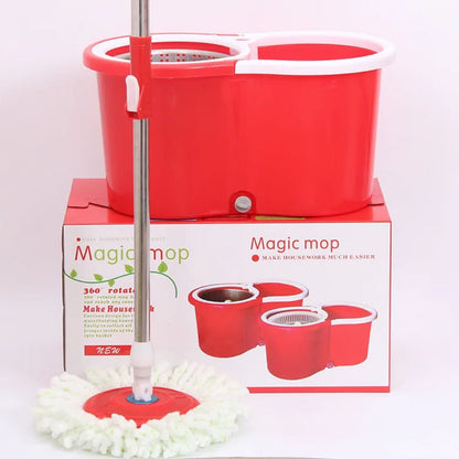 Komplet za ciscenje podova sadrzi kantu sa metalnim cedilom i podesivu drsku mopa za vrhunsku higijenu doma