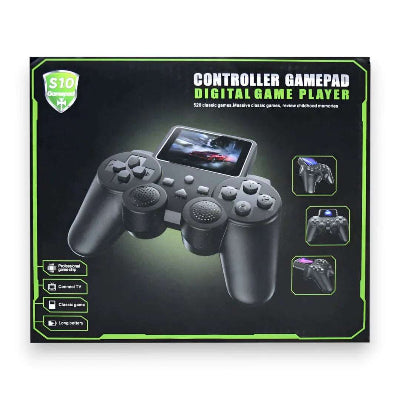 Pakovanje digitalnog gamepad kontrolera za igre, opisuje karakteristike i kompatibilnost sa raznim uredjajima.