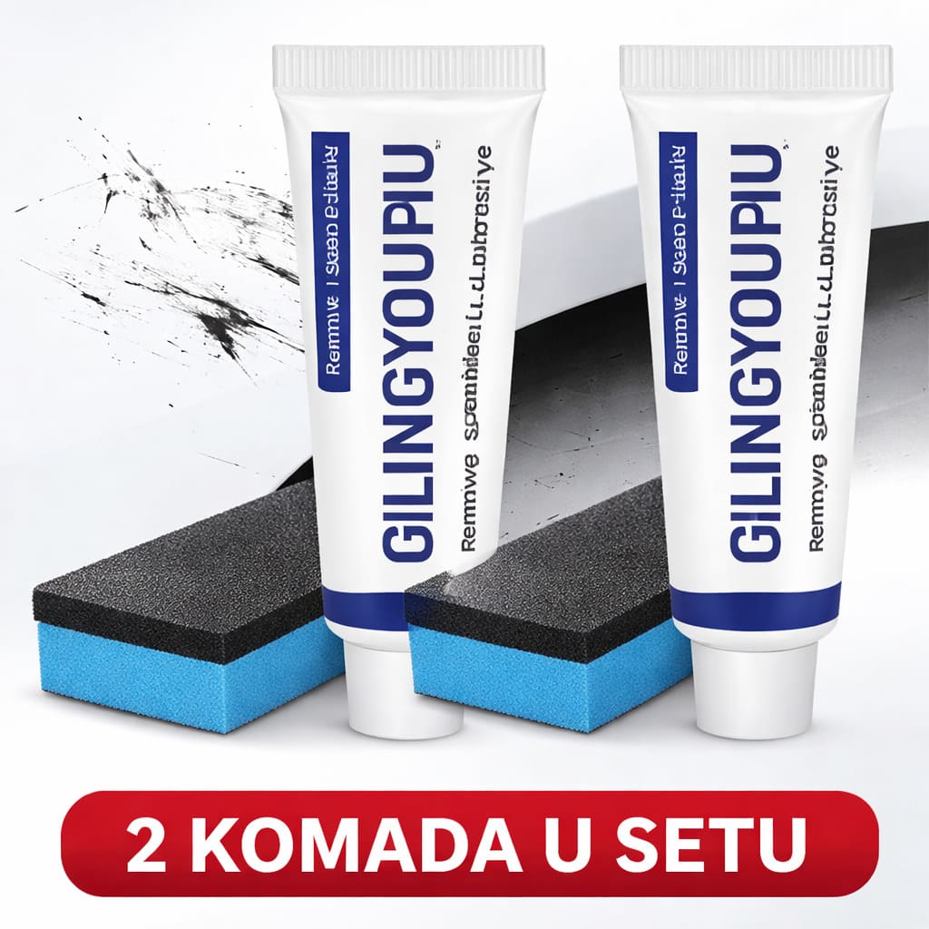 Set od 2 komada korektora sitnih ostecenja na autu sa sundjerima za poliranje