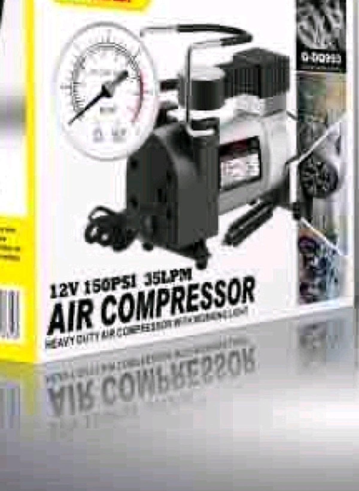 Kutija auto kompresora za gume 12V 150 PSI