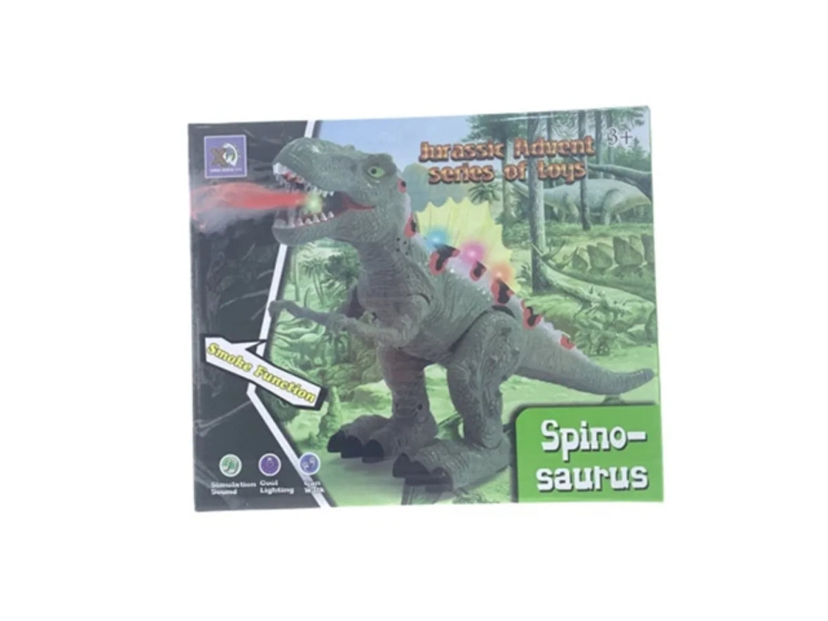 Prednja strana kutije interaktivnog dinosaurusa spinosaurus