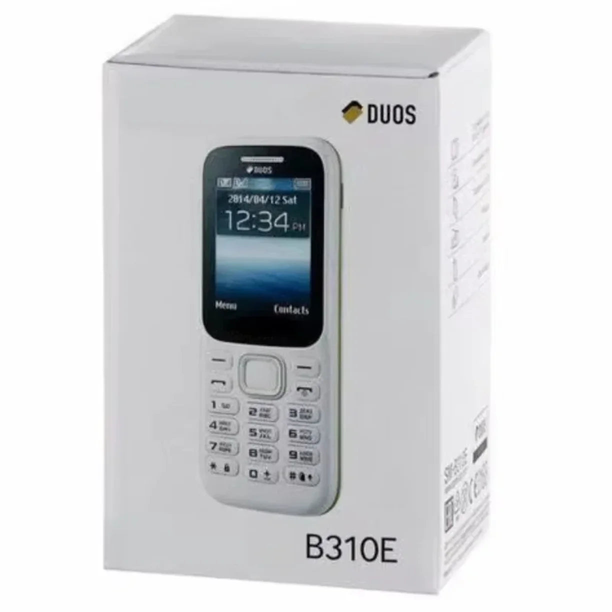 Kutija mobilnog telefona B310E belo pakovanje