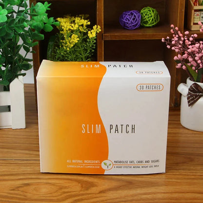Kutija slim patch detoks flastera za mrsavljenje na stolu