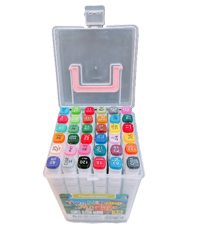 Prozirna kutija i drzac za markere flomastere za bolju organizaciju i skladistenje