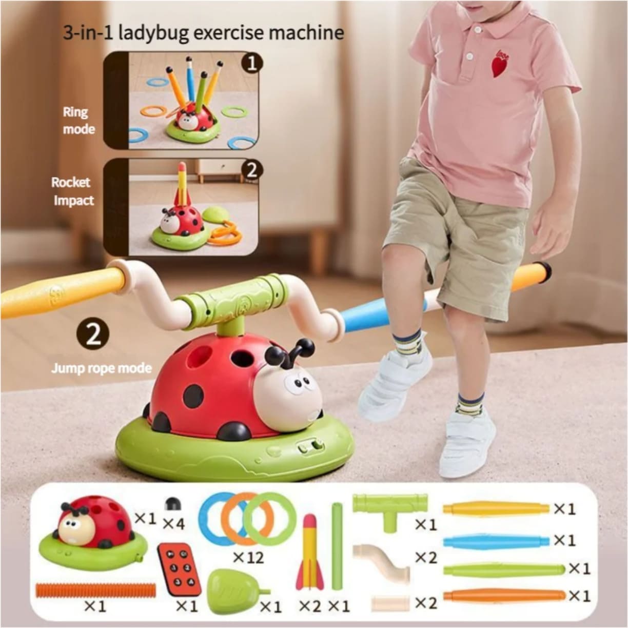 3u1 ladybug sportska igračka za aktivnu igru dece