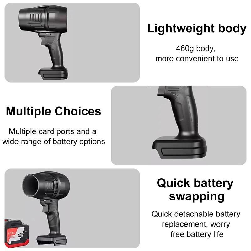 lagani akumulatorski duvac sa zamenjivom baterijom