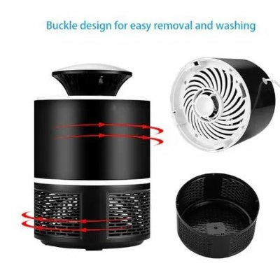 Lampa za komarce, dizajn i ventilator. Elegantan izgled, efikasan ventilator za usisavanje insekata.