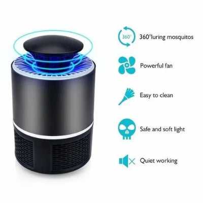 Lampa za komarce, funkcije. Niska buka, bezbedno, snazan ventilator, idealno za dom.
