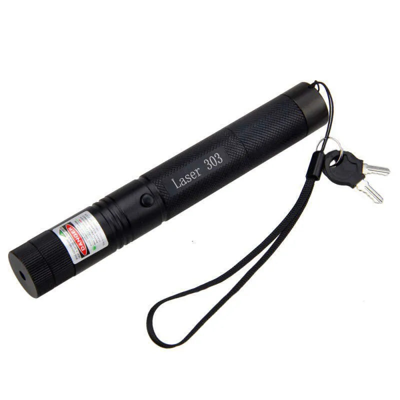 zeleni laser pointer 303 sa trakom za ruku prenosivi laserski pokazivac velikog dometa