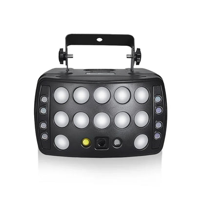Prednji deo laserske disko lampe sa vise LED izvora