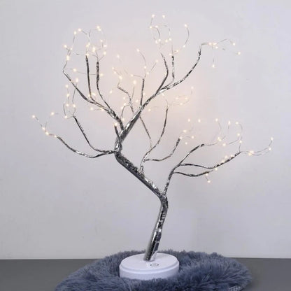 led dekorativno drvo lampa minimalistickog dizajna sa savitljivim granama i sitnim led svetlima za dekoraciju