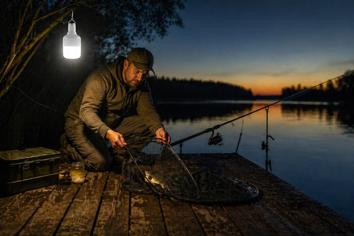 led kamperska lampa usb punjiva nocno pecanje osvetljenje na otvorenom