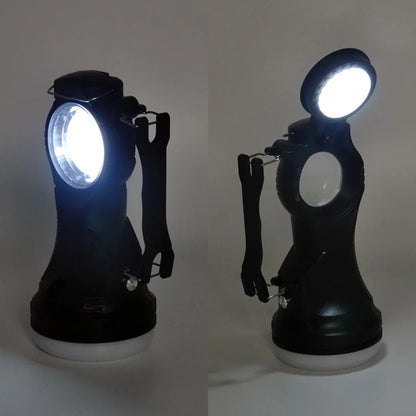 LED kamperska lampa sa ukljucenim reflektorom i podignutim bocnim svetlom