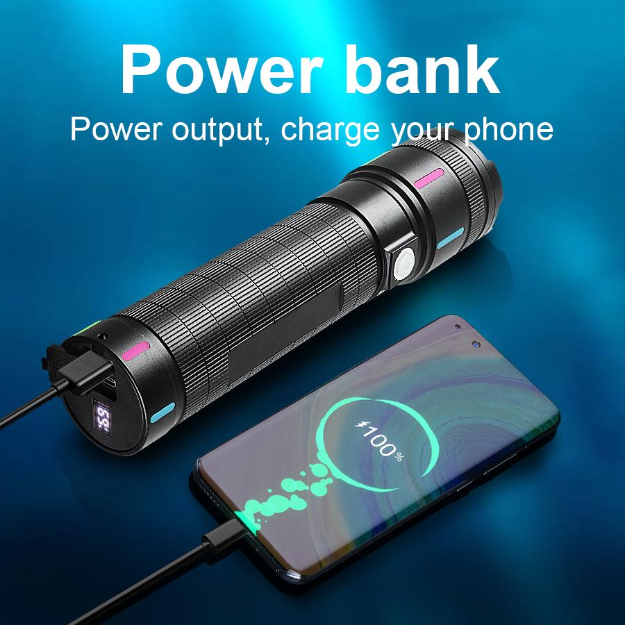LED lampa sa power bank funkcijom za punjenje mobilnog telefona