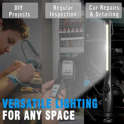 Prikaz razlicitih namena COB LED lampe: DIY projekti, inspekcija i popravka automobila.