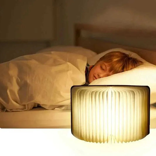 nocna led lampa knjiga ambijentalno svetlo za spavacu sobu
