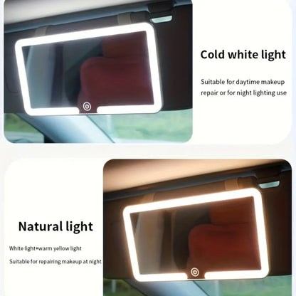 LED ogledalo za auto sa hladnim i prirodnim svetlom