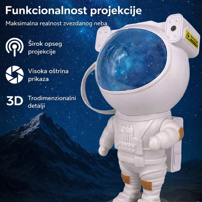 led projektor astronaut zvezdano nebo sa sirokim opsegom projekcije visokom ostrom slikom i trodimenzionalnim efektom