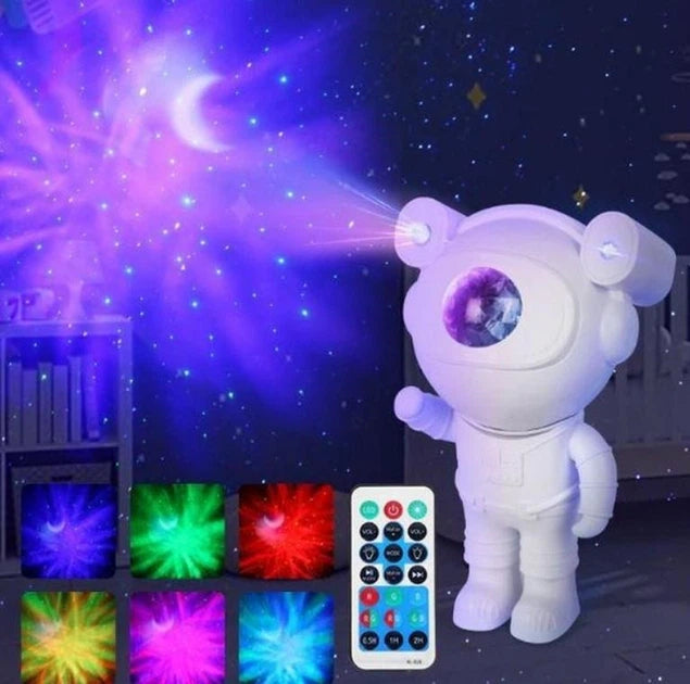 led projektor astronaut zvezdano nebo sa galaxy rgb projekcijom i daljinskim upravljacem za ambijentalno osvetljenje