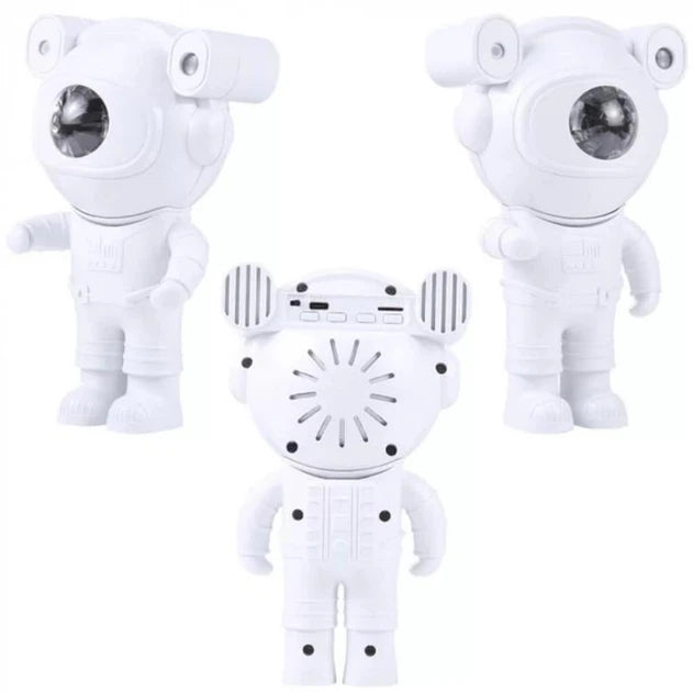 led projektor astronaut zvezdano nebo sa prikazom zadnje strane uredjaja ventilacionih otvora i dizajna