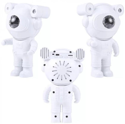 led projektor astronaut zvezdano nebo sa prikazom zadnje strane uredjaja ventilacionih otvora i dizajna