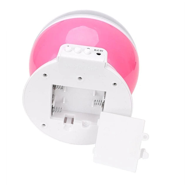 led projektor zvezdano nebo sa prikazom donjeg dela uredjaja nacina napajanja baterijama i dc prikljuckom