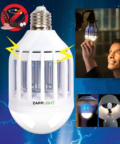 LED sijalica sa UV lampom protiv insekata. Dvostruka funkcija osvetljenja i suzbijanja komaraca.