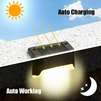 Solarna lampa sa automatskim punjenjem tokom dana i ukljucivanjem svetla nocu. Senzor svetlosti za efikasan rad.