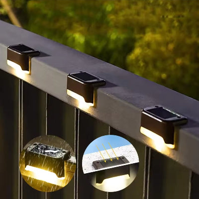 Solarna LED lampa za osvetljenje ograde, stepenista i balkona. Vrhunsko spoljno osvetljenje koje stedi energiju i lako se montira.