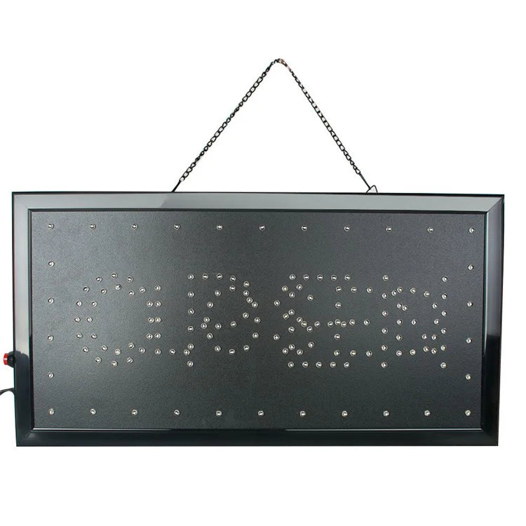 zadnja strana led svetlece table sa lancem za kacenje