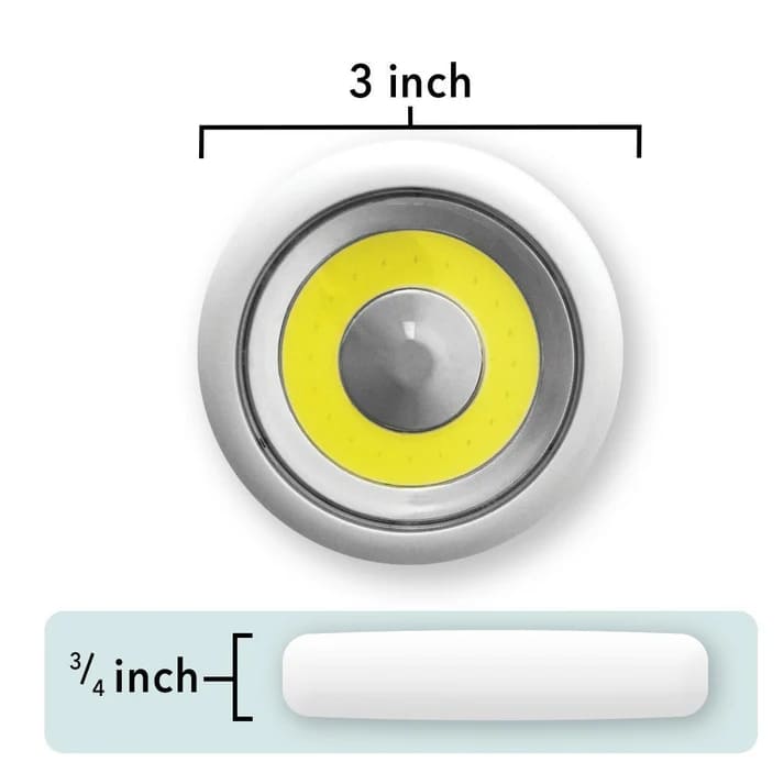 Dimenzije LED tap svetla – prečnik 3 inča