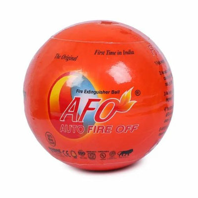 Prikaz detalja automatske lopte za gasenje vatre sa AFC oznakom prva linija odbrane od pozara