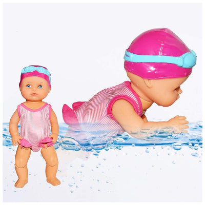 Lutka za kupanje koja pliva idealna za bazen i kadu interaktivna igracka za devojcice