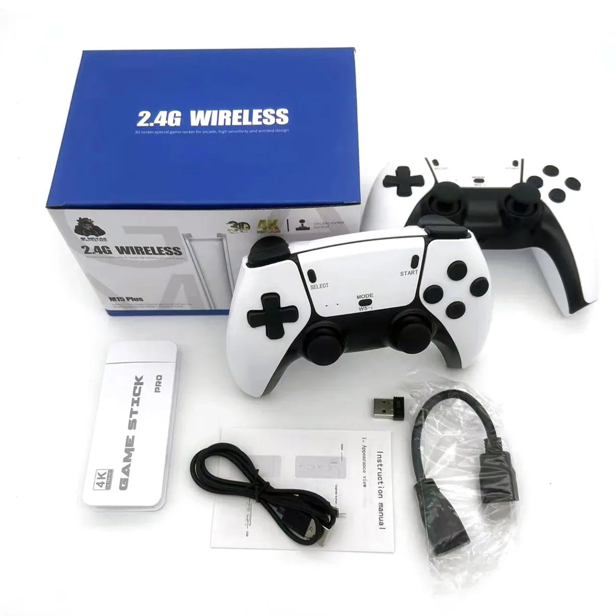 M15 retro konzola 4K sa dva bezicna dzojstika komplet