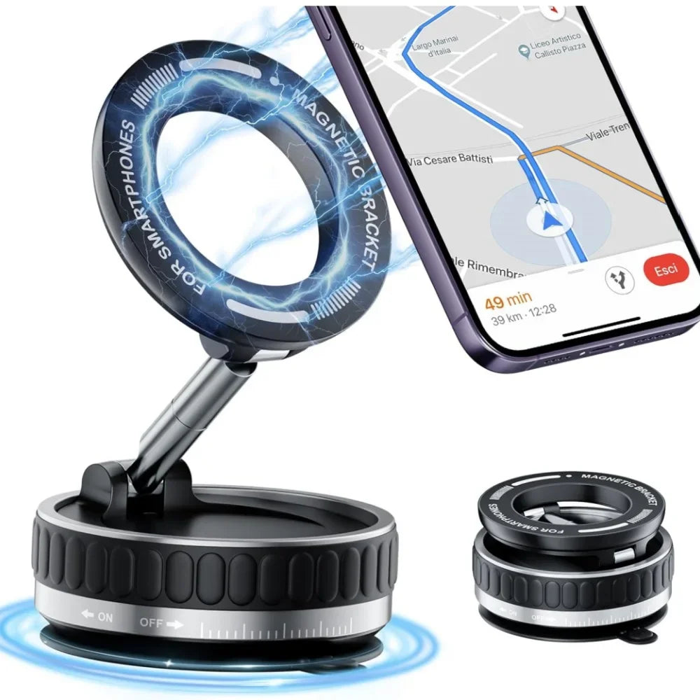 Magnetni auto drzac za telefon sa vakum postoljem na tabli