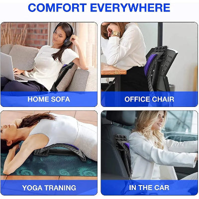 Kvalitetan masazer za ledja i vrat pogodan za kucu automobil kancelariju joga trening prenosiva sprava za istezanje