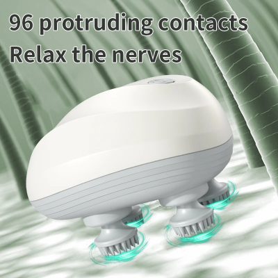 Masazer za glavu sa 96 izbocenih tacaka, efikasan za opustanje nerava i smanjenje stresa.
