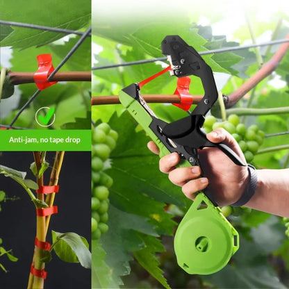 Alat za vezivanje biljaka trakom u vinogradu