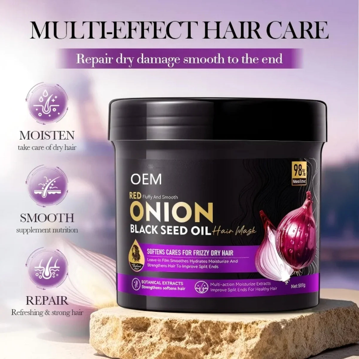 Tegla onion maske za suvu ostecenu kosu