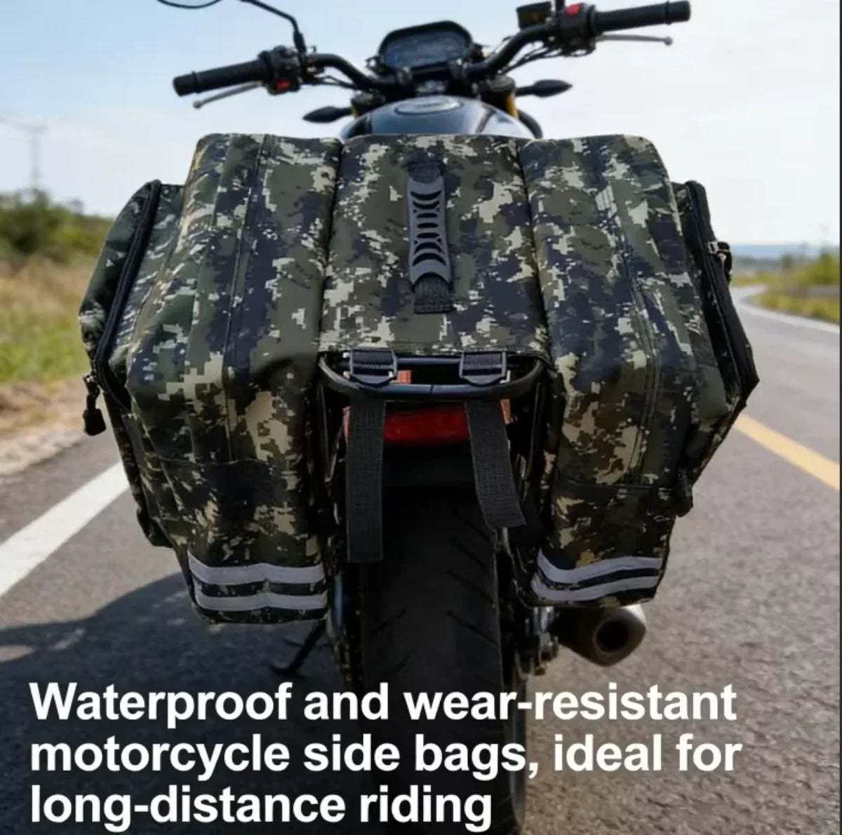 Maskirne bocne torbe na motoru za dugu voznju
