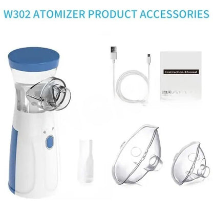 mesh nebulizer inhalator sa dodatnom opremom i maskama