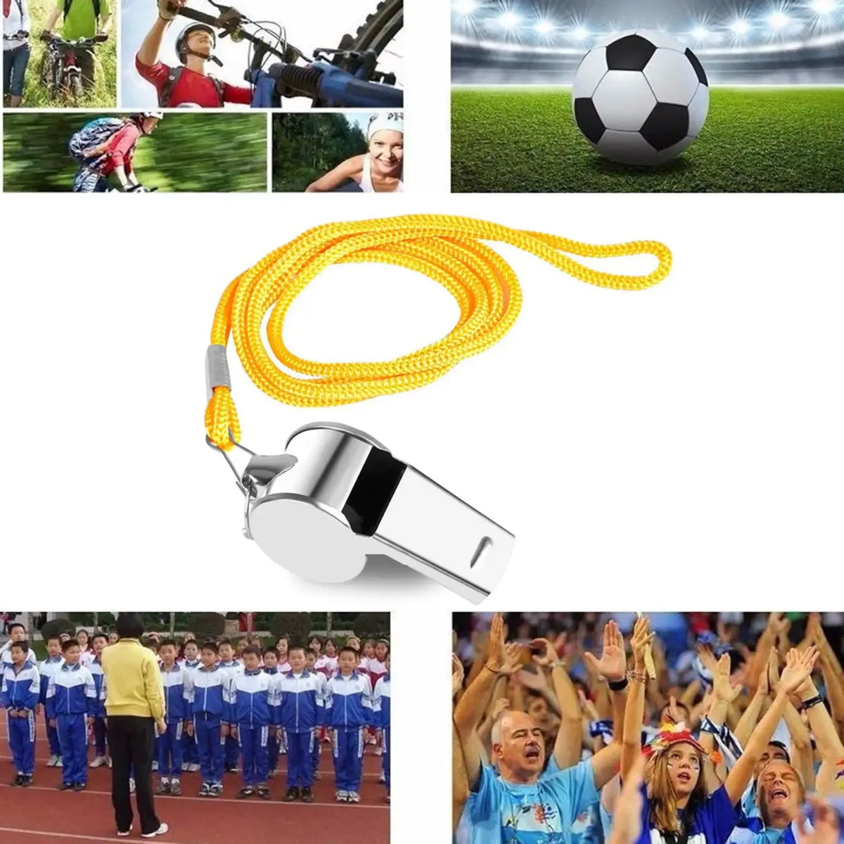 Metalna pistaljka sa kanapom za razne sportske dogadjaje