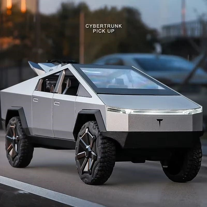 metalni pickup model vozila u realnom okruzenju