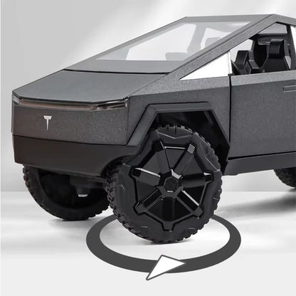 veliki tockovi metalnog pickup modela vozila