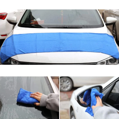 Primena mikrofiber krpe za ciscenje eksterijera unutrasnjosti i stakla automobila bez ostecenja